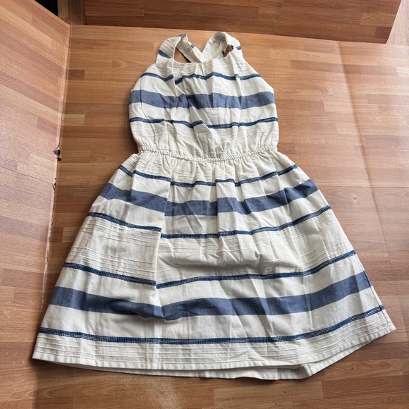 Mayoral summer blue and white striped halter style size 10 nwt - Picture 2 of 11